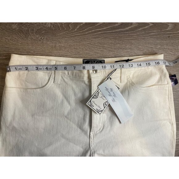 Not Your Daughters Jeans NWT White Premium Denim Jeans Sz 14 - Picture 8 of 11